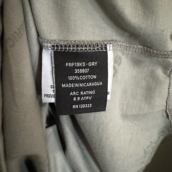 HAWX Men’s FR Pocket Long Sleeve Work T-Shirt - Picture 6 of 6